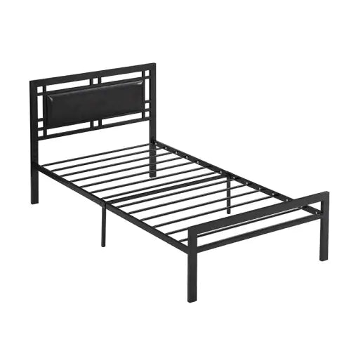 Sleek Twin Metal Bed Frame