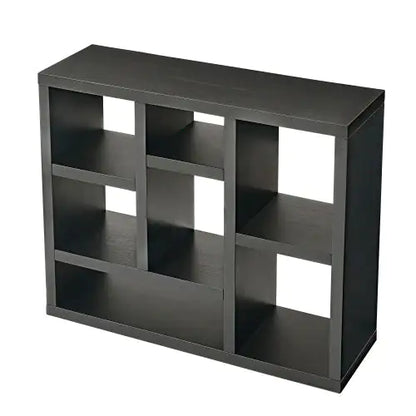 Open Wooden Bookshelves