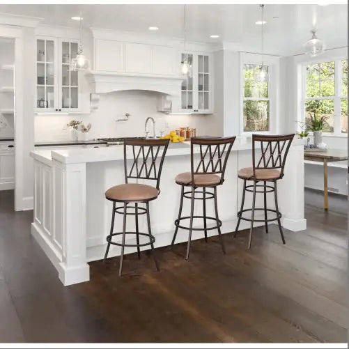 Sedona - Swivel Barstool - Dark Brown