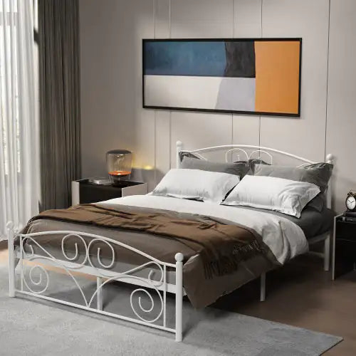 Sleek Twin Metal Bed Frame