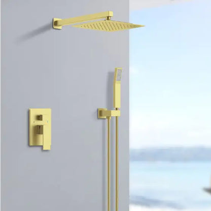 Shower System Mixer Combo Set Wall-mounted