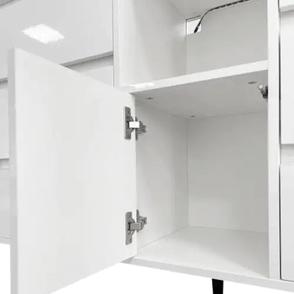 Glossy White LED Sideboard