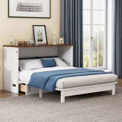 Solid Pine Murphy Bed Chest