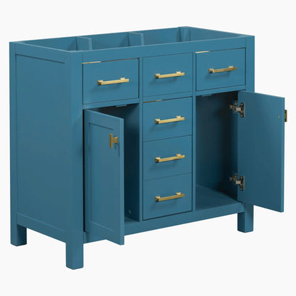 Modern Solid Wood Bathroom Cabinet