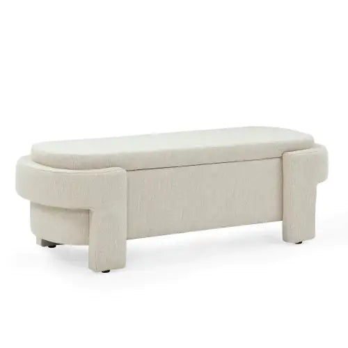 Linen Upholstered Bench