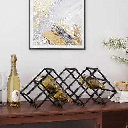 Modern Industrial Wine Rack