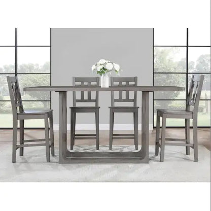 Toscana Dark Gray Barstool Pair
