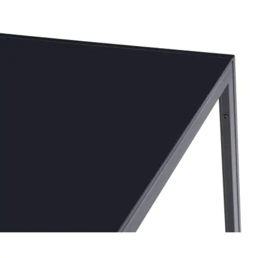 Black Glass Dining Table