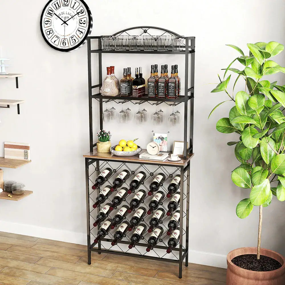 3-Tier Wine Display Stand