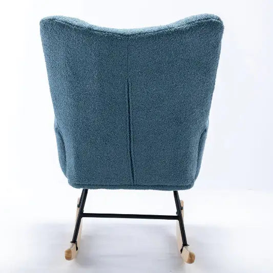 Comfort Teddy Wingback Rocker with Storage Pockets