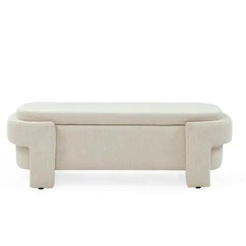 Linen Upholstered Bench