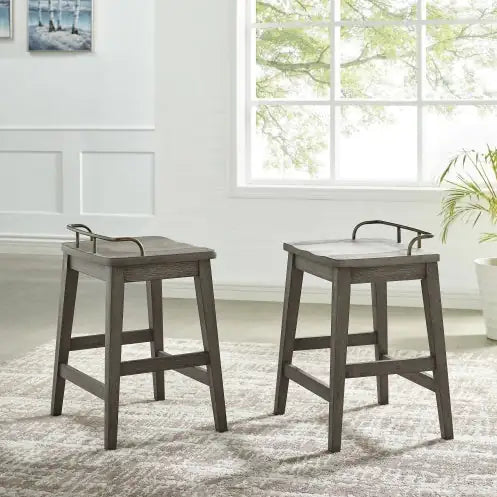 Ryan - Counter Stool - Light Brown