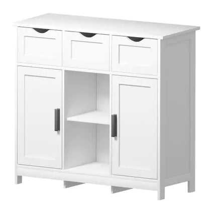 Modern White Storage Cabinet