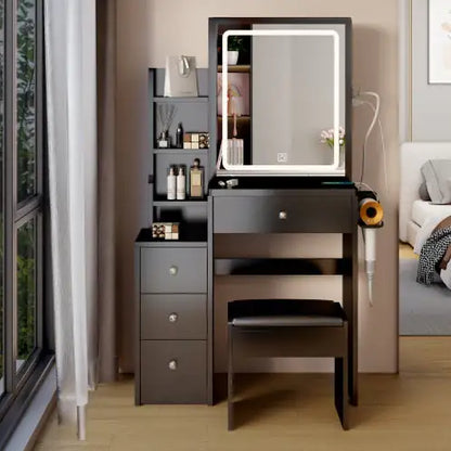 Small Space Left Bedside Cabinet