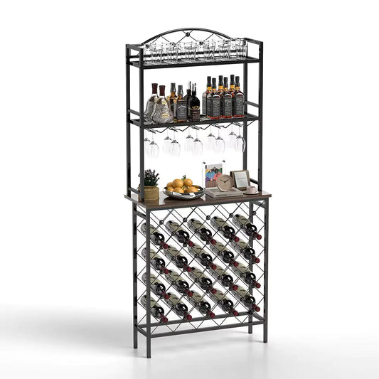 3-Tier Wine Display Stand