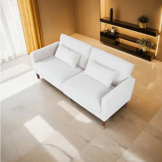 Linen Sofa Seats In Beige