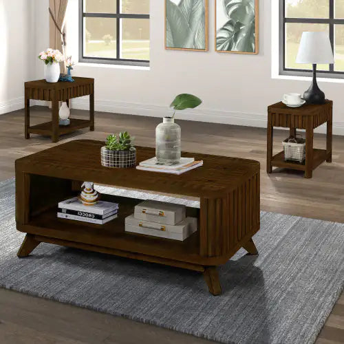 Rectangular Wooden Coffee Table