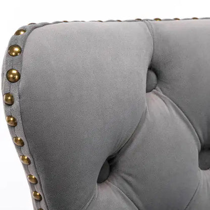 Swivel Velvet Barstools Adjusatble Seat - Set Of 2