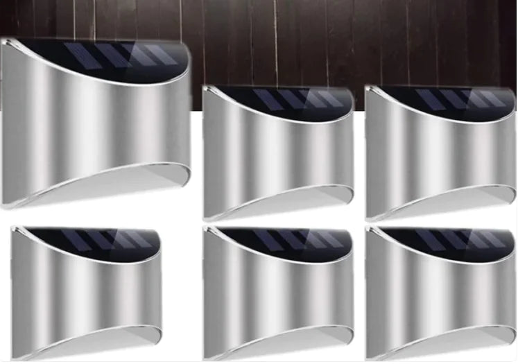 Luces solares para escalones de exterior y pasillos