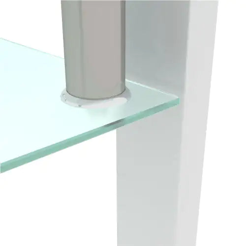 White Glass Coffee Table