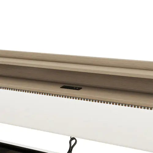 Twin Upholstered Daybed with LED and Charging Hub