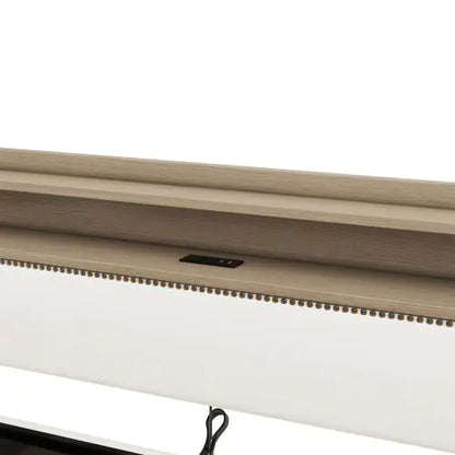 Twin Upholstered Daybed with LED and Charging Hub