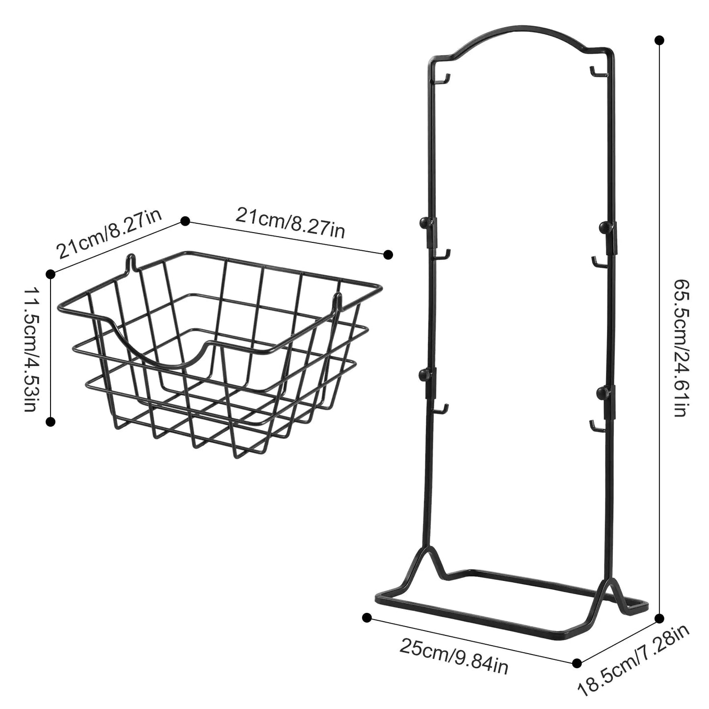 Simple Multi-layer Iron Storage Shelf