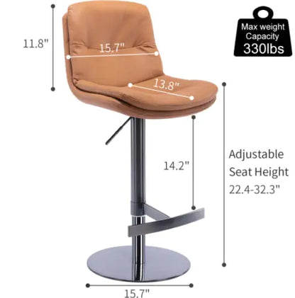 Titan Adjustable Swivel Bar Stool