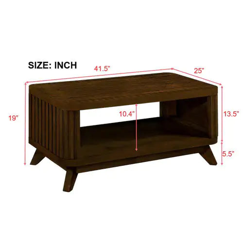 Rectangular Wooden Coffee Table