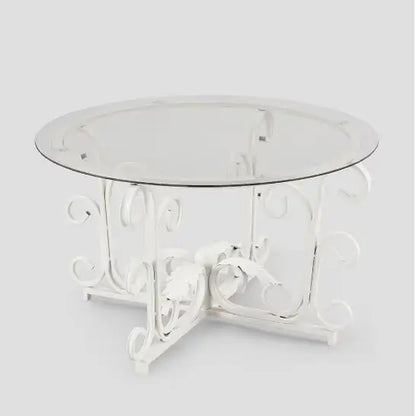 Round Tempered Glass Coffee Table