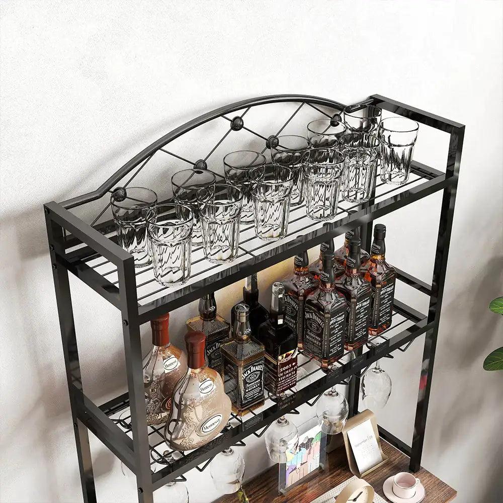 3-Tier Wine Display Stand