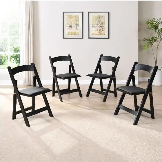 Quad Pack Foldable Chairs