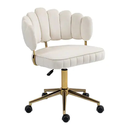 COOLMORE Velvet Home Office Desk Chair