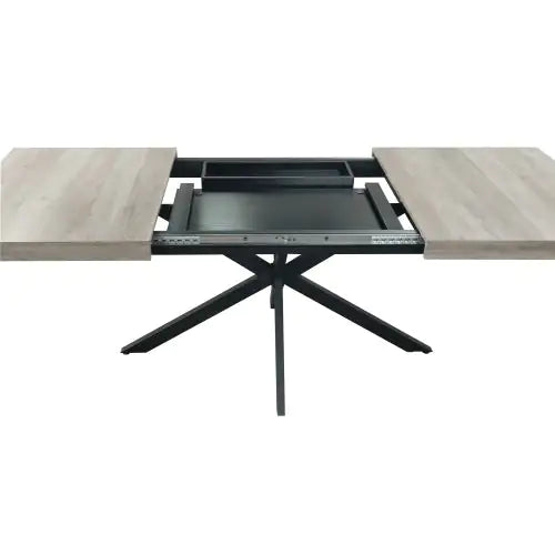 Retro Rectangular Stretch Dining Table