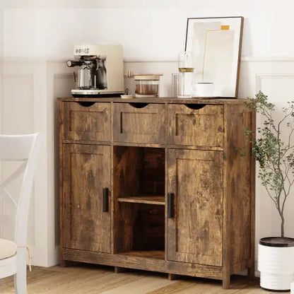Vintage Wooden Storage Cabinet