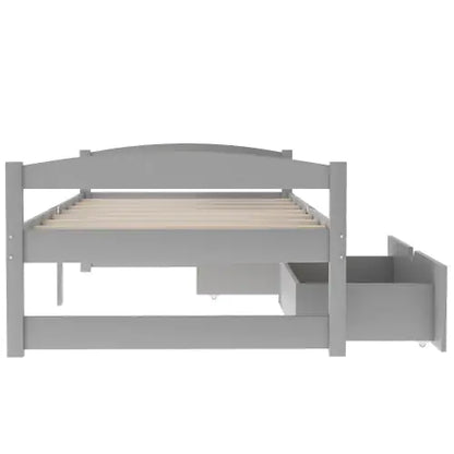 Twin Size Platform Bed with Storage