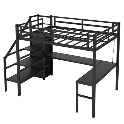 Twin XL Metal Loft Bed