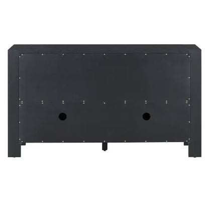 Aparador retro de 4 puertas TREXM con acabado envejecido