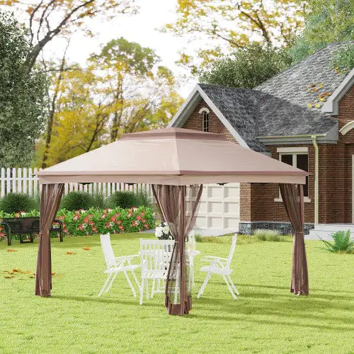 Instant Shade Pop-Up Gazebo with Detachable Mesh Walls