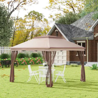 Instant Shade Pop-Up Gazebo with Detachable Mesh Walls