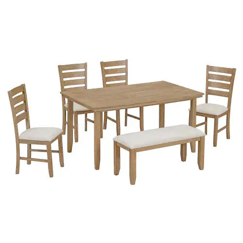 Rustic 6-Piece Dining Ensemble