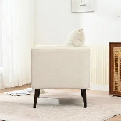 Modern Chenille Bucket Chair