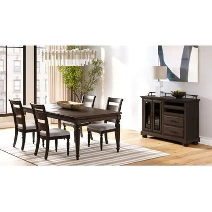 Upholstered Ladderback Side Chair