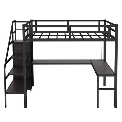 Twin XL Metal Loft Bed