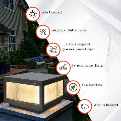 Solar Dimmable LED Wall Light