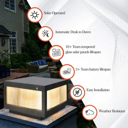 Solar Dimmable LED Wall Light