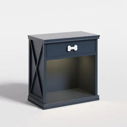 Vintage Small Locker with LED Lights & Hidden Pet Bed