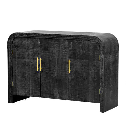 TREXM Vintage Minimalist Curved Sideboard