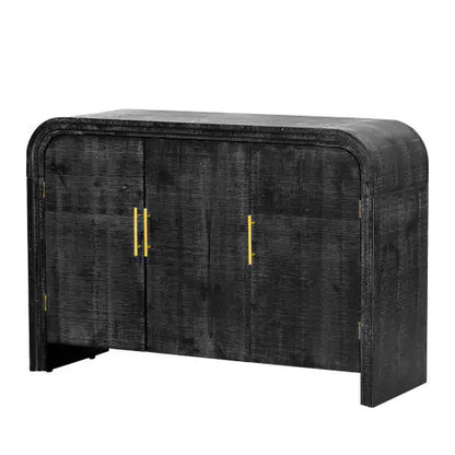 TREXM Vintage Minimalist Curved Sideboard