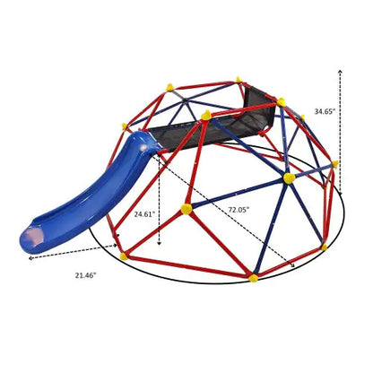 XCF007 6-Foot Dome Climber with Slide
